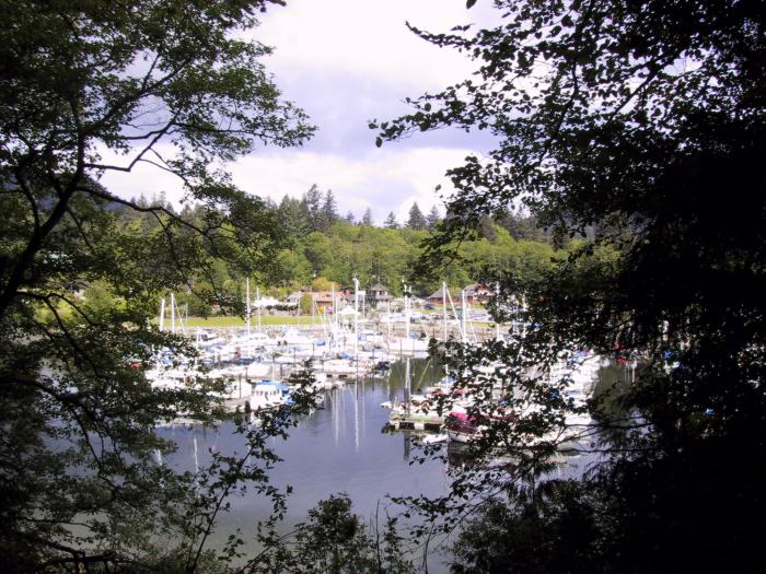 Daytrip to Bowen Island: View of Snug Cove