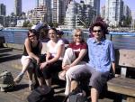 Ute, Doris, Sabine and me on Granville Island