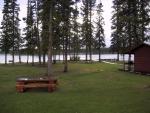 View from our first motel in Nimpo Lake