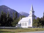 One of Bella Coola's churches.