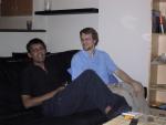 Jayant and Dan at my place