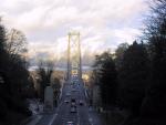 Lionsgate Bridge - note the snow on the mountains :)