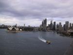 view from the Harbour Bridge