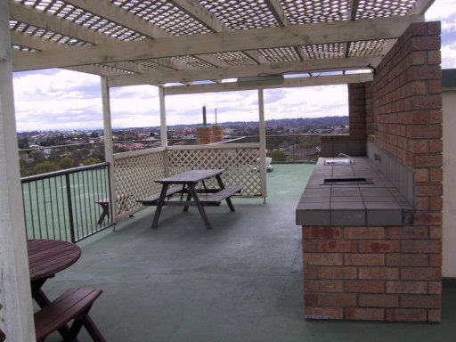 Roof-top BBQ area