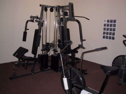 "Gym" in the basement (We can use a swimming pool, too, but I didn't take a photo of it yet.)