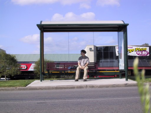 Waiting for the bus...