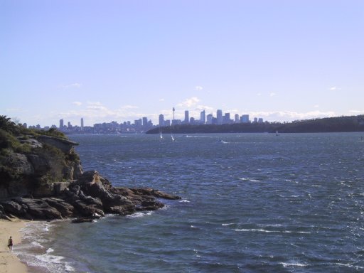 Watsons Bay with a wonderful view on the city and ocean