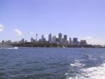 On the ferry to Manly