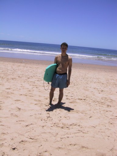 Boogie Boarding in Coff's Harbour