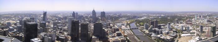 Melbourne from the Rialto Tower